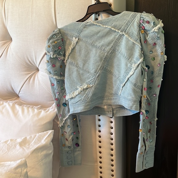 COPY - LoveShackFancy Eleora crop jacket - Picture 4 of 8